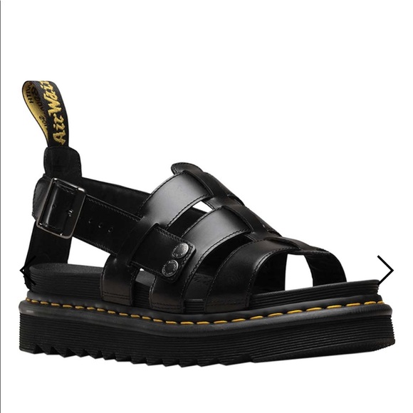 Dr MARTENS TERRY BLACK BRANDO Size: 9 - Picture 2 of 10